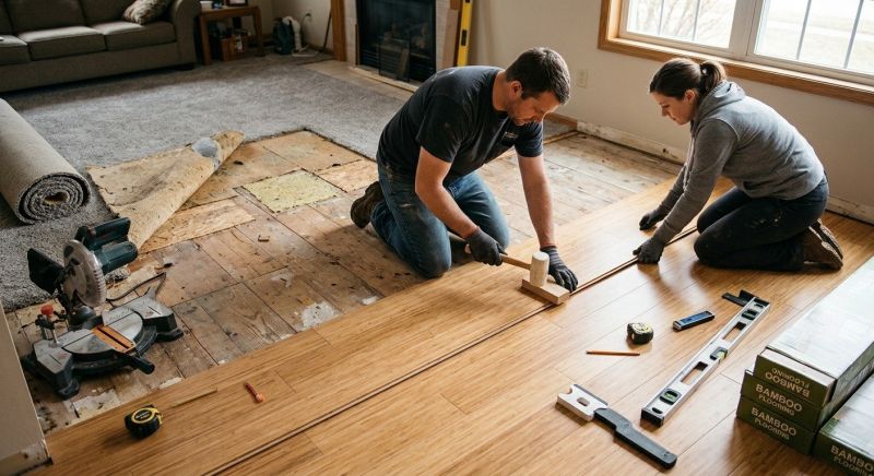 Bamboo Flooring Installation in Ocean City, MD