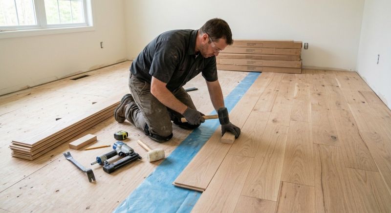 Hardwood Floor Installation in Frankford, DE