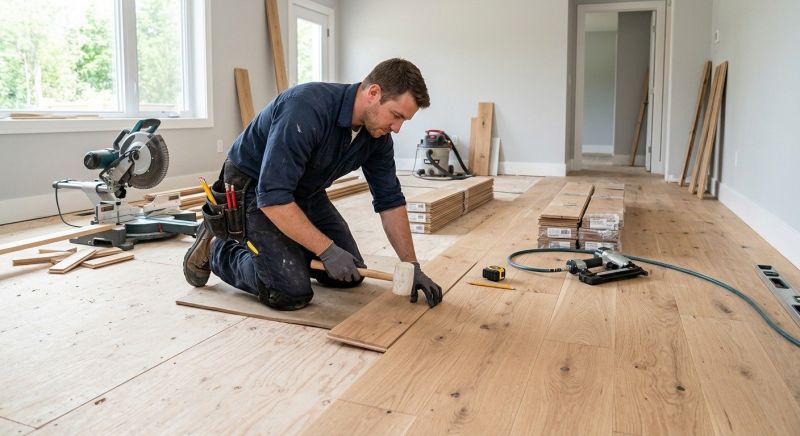 Hardwood Floor Installation in Harbeson, DE