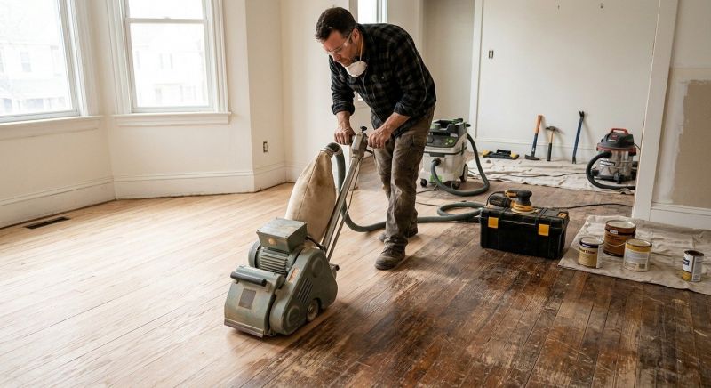 Hardwood Floor Renovation in Ocean City, MD