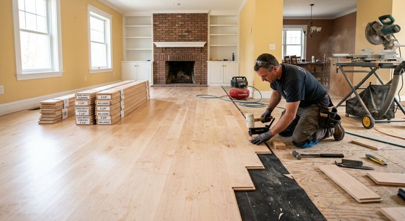 Maple Flooring Installation in Frankford, DE