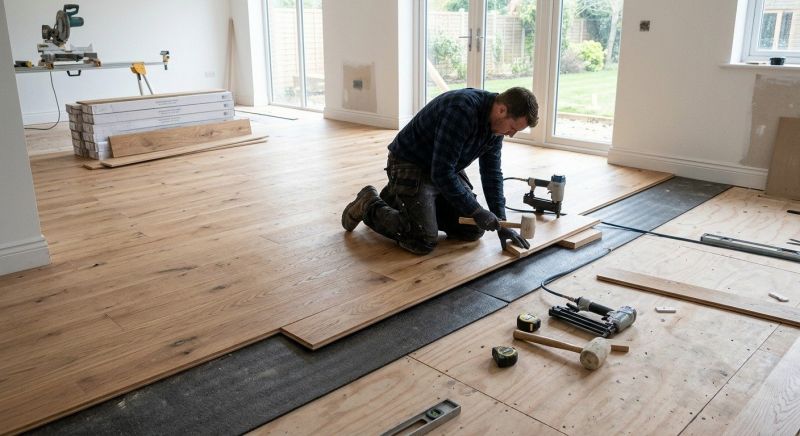 Oak Floor Installation in Bethany Beach, DE