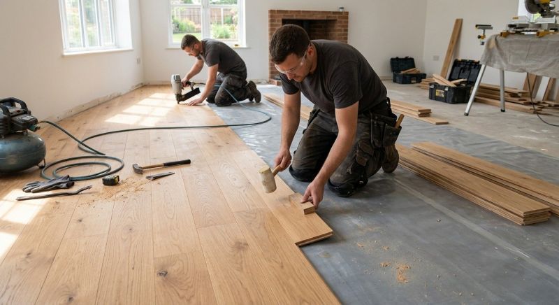 Oak Floor Installation in Millsboro, DE