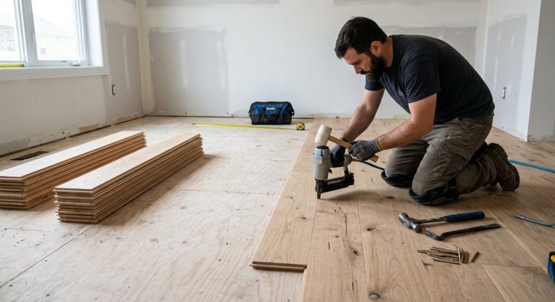 Oak Floor Installation in Millville, DE