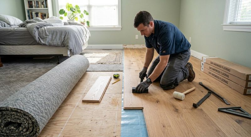 Oak Floor Replacement in Ocean City, MD