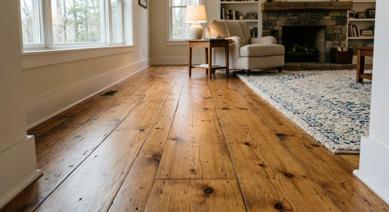 Pine Floor Installation in Ocean City, MD