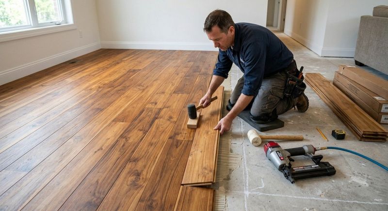 Teak Flooring Installation in Ocean City, MD