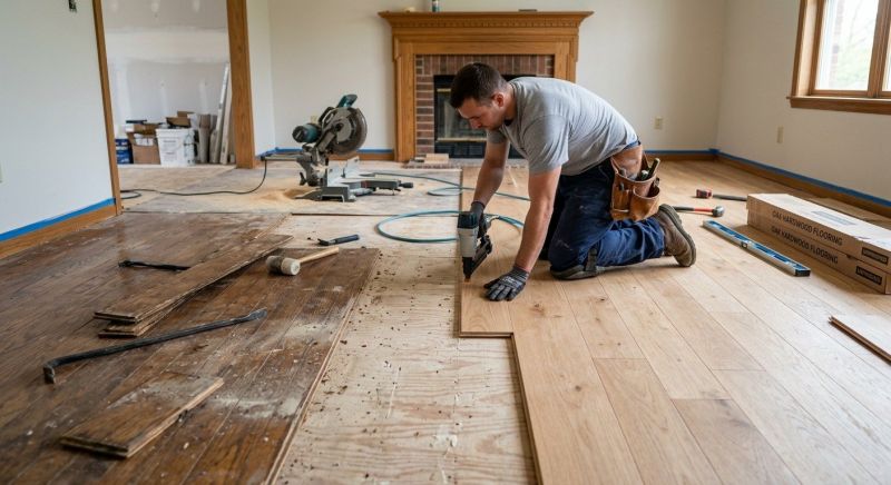 Wood Floor Replacement in Ocean City, MD